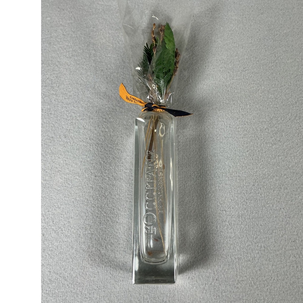 L'Occitane En Provence Glass Vase Dried Floral‎ Display Decor Used
